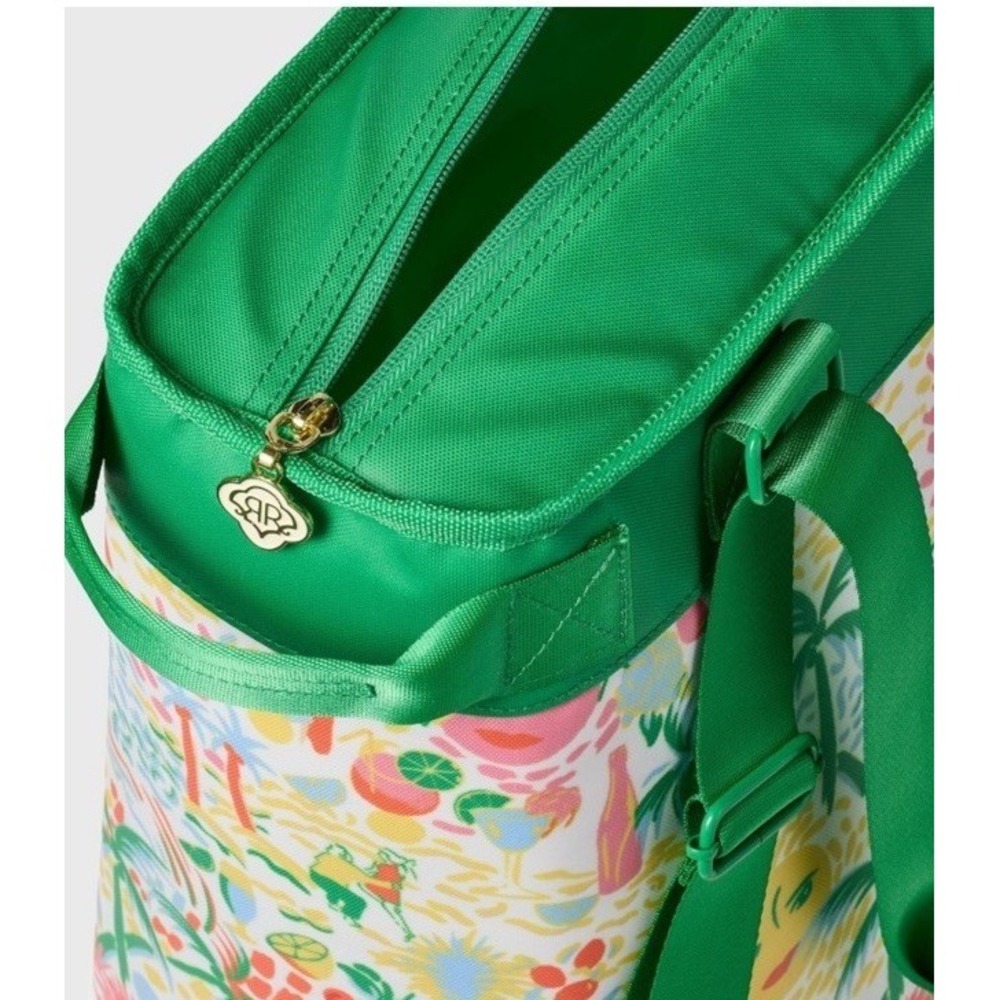 Vacation Backpack Tote Cooler Yellow/Green - Roller Rabbit - Picture 3 of 5